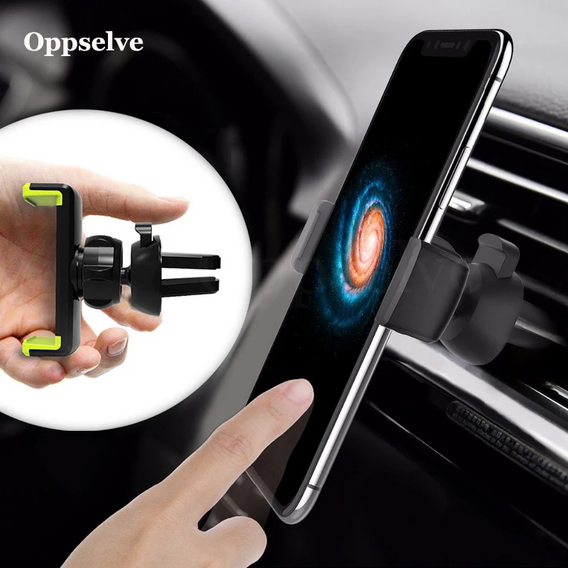 

Car Holder For Phone in Car 360 Degree Air Vent Car Phone Holder For iPhone X S 8 7 Samsung S9 Bracket Mobile Phone Holder Stand