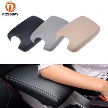 

POSSBAY PU Leather Car Armrest Cover Center Console Armrest Lid for Honda Accord 2008-2015 Car Cnter Armrest Pad