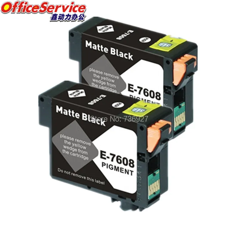 2 матовый черный T7608 новый совместимый картридж T7601 T7605 для Epson суреколор SC-P600