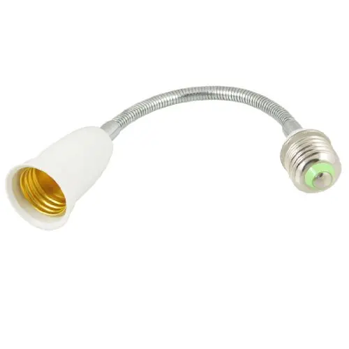 

Light Lamp Bulb Socket E27 Flexible Gooseneck Extender Adapter