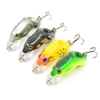 

1pc 6cm 8.6g Quality Frog insect Fishing Lure Floating Minnow Artifical Baits Wobbler Fishing Lure Crankbait Carp Fishing Tackle
