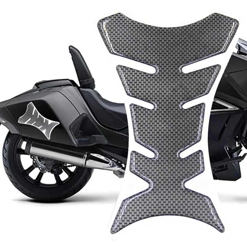 

Universal 3D Carbon Fiber Motorcycle Tank Pad Protector Sticker Fish Bone Style Motorcycle Oil Tank Stickers