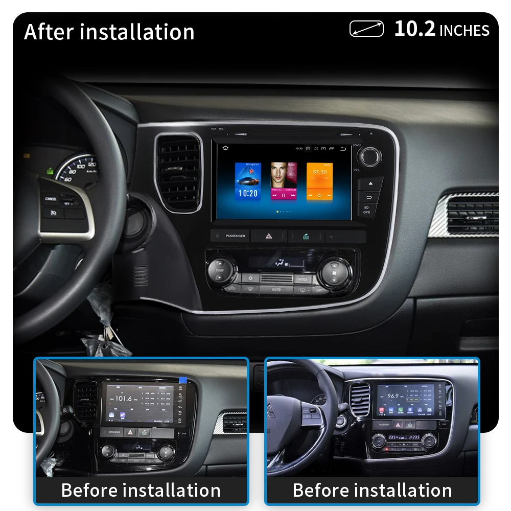Cheap Dasaita 8" Android 9.0 Car DVD Player for Mitsubishi Outlander 2014 2015 with 4G+32G Octa Core Auto Stereo Navi Radio Multimedia 2 Cheap Dasaita 8" Android 9.0 Car DVD Player for Mitsubishi Outlander 2014 2015 with 4G+32G Octa Core Auto Stereo Navi Radio Multimedia 2