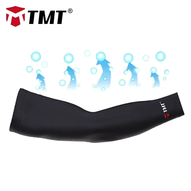 TMT Arm Sleeve Cycling Arm Warmers Summer Bike Bicycle Sleeves Breathable Armwarmer UV Protection Hiking Running Golf Arm Sleeve