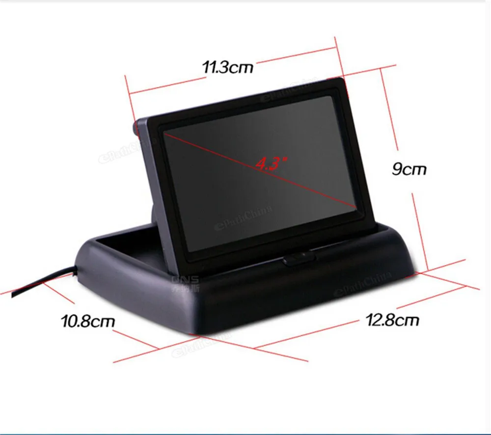 Автомобильный HORIZON,, 4,3 дюймов, автомобильный монитор, TFT lcd, автомобильный монитор заднего вида+ водонепроницаемый 420 ТВЛ, 18 мм объектив, камера заднего вида