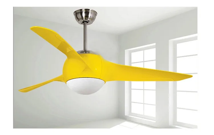 Partner Hot Seiiling Vintage Led Ceiling Fan 54 Red Black