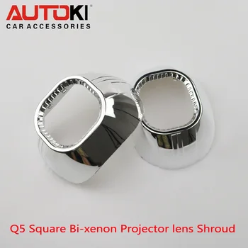 

Free Shipping 3 Inches Square hid Projector Lens Shroud for Q5 Koito Square 3 Inches Projector Lens High Temp Resistant Mask