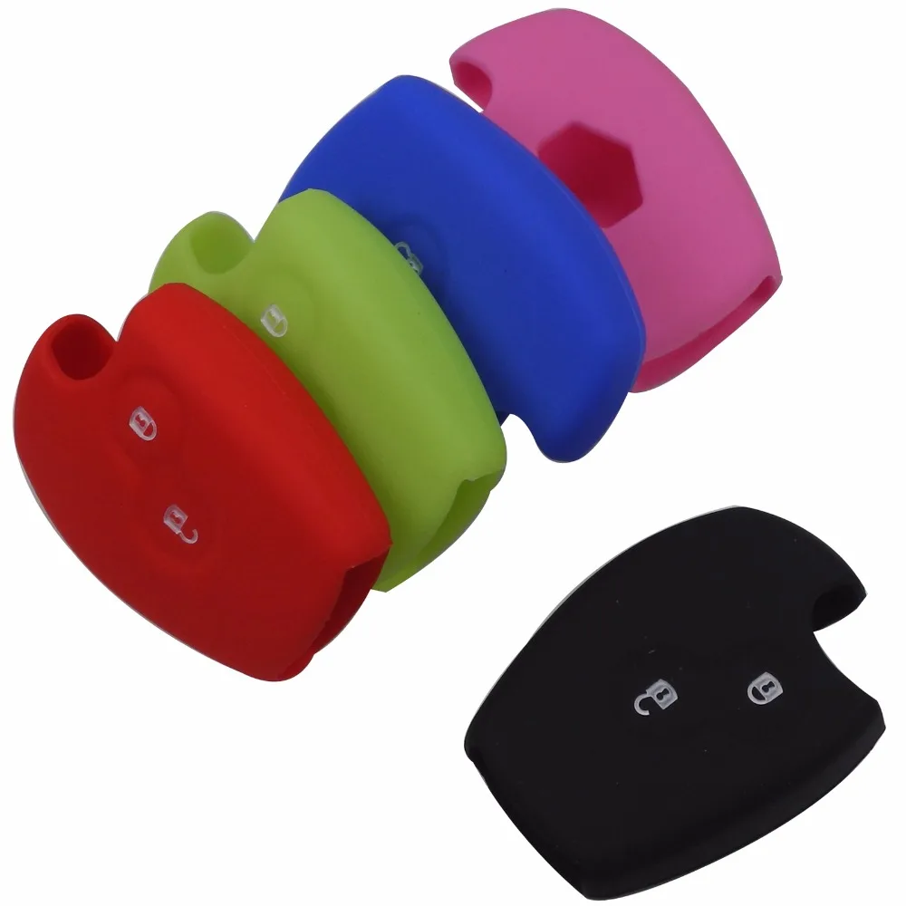 Silicone Car Key Cover Case for Renault Key Shell Protection Cover Car Styling Two 2 Buttons