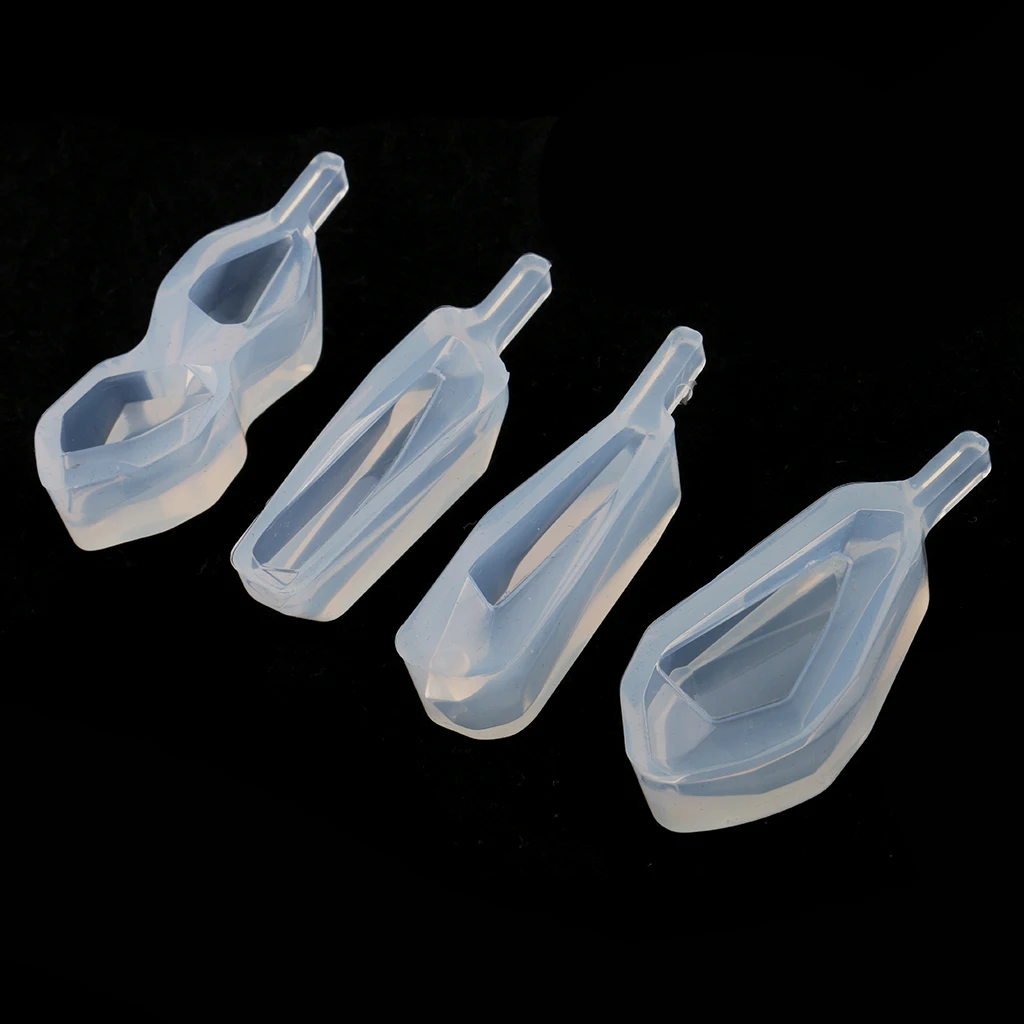 8pcs Assorted Shapes Gemstone Silicone Earring Necklace Pendant Mold for Epoxy Resin Casting Jewelry Making Charm DIY Craft Mold