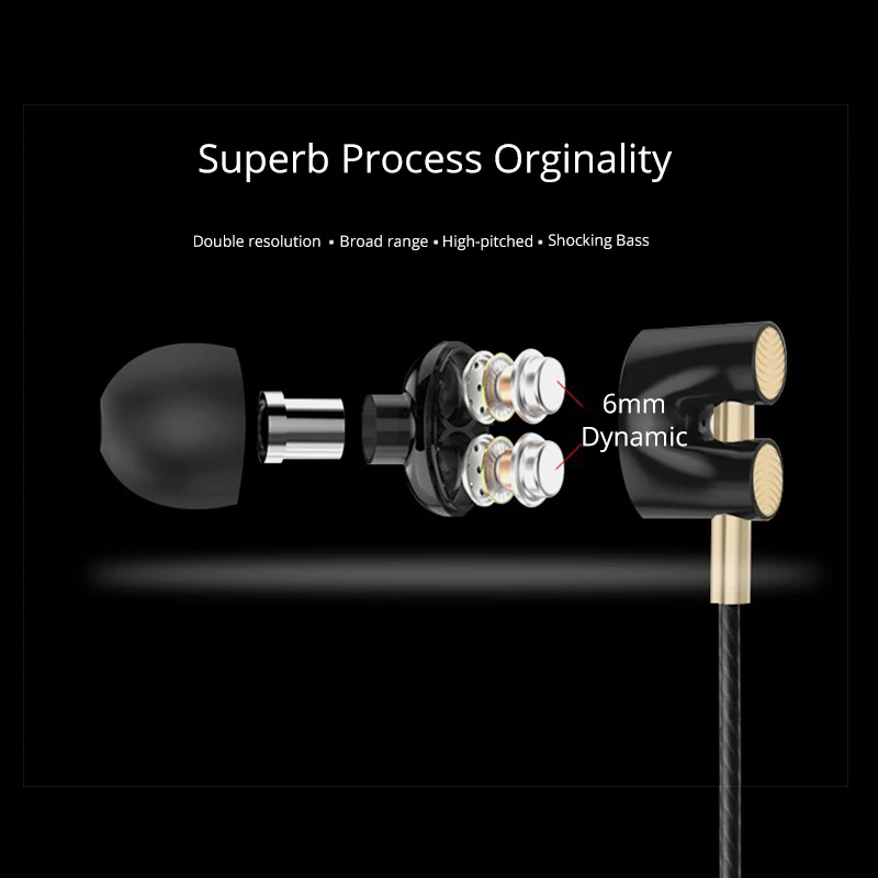 

ISKAS Earphone Headphone Music Kulaklik Bass Cell Phones Musique Dynamic Consumer Electronic Quad-core 2 Drivers Technology 3145