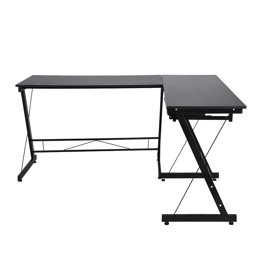 Угловой стол для дома и офиса, компьютерный стол, подставка для ноутбука, стальной деревянный стол для учебы, компьютерный стол с клавиатурой escrivaninha mesas