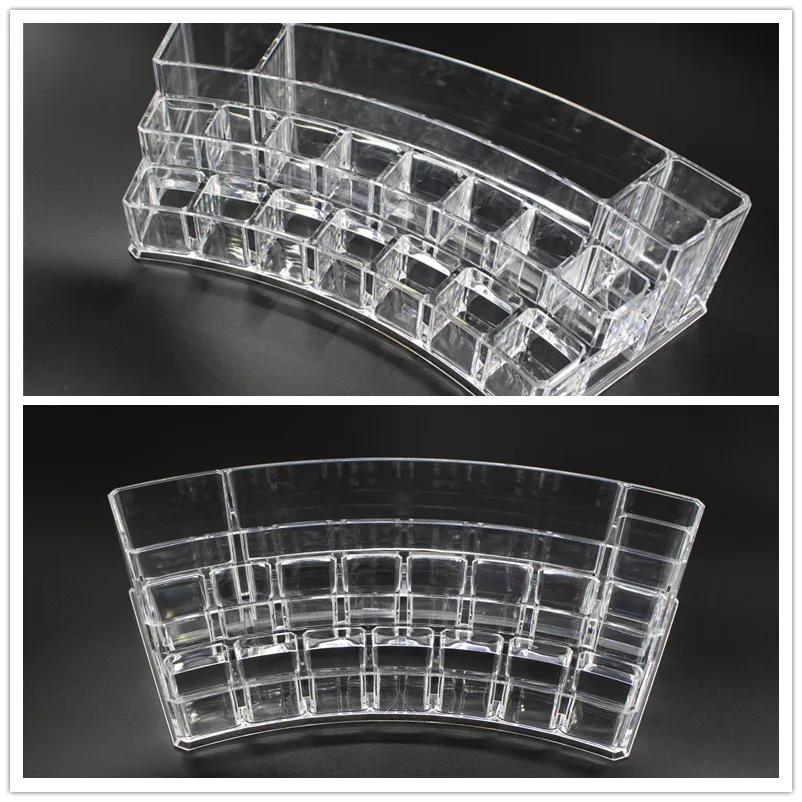 Large Size Brush Holder Acrylic Storage Box Makeup Organizer Cosmetics Box Crystal Lipstick Organizer (10)