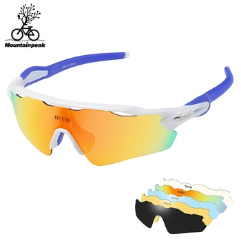 

Full Coating Cycling Glasses Mountain Bike Goggles Polarized Bike Sunglasses Bicycle Outdoor Sports 30g Goggles Eyewear 5 Lens