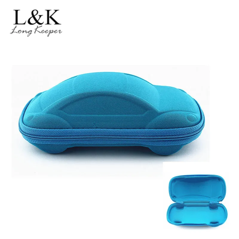

Multifunctional Carton Car Shaped Sunglasses Case With Clasp Originality Automobile Styling glasses box for children Gift Toy