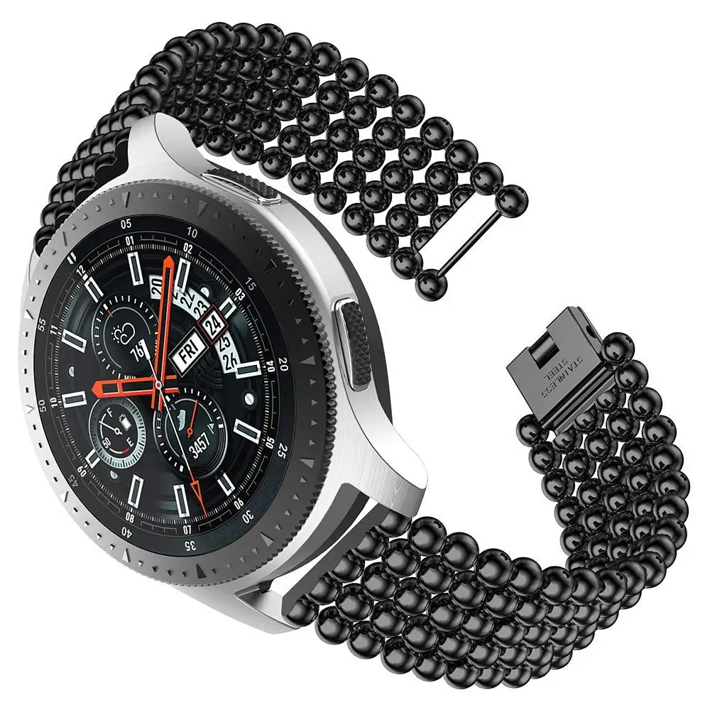 22mm Watch Band for Samsung Gear S3 Galaxy Watch 46mm Smart Watch stainless steel Bracelet Metal Wristband Strap (3)