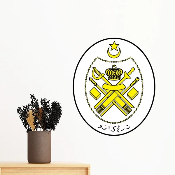 Malaysia Asia National Emblem Removable Wall Sticker Art Decals Mural