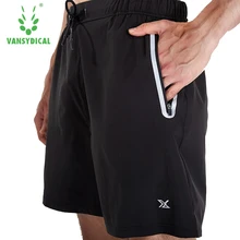 Vansydical весна лето мужские шорты для бега теннисные атлетические марафон для комнатных и уличных видов спорта фитнес шорты из влагопоглощающей ткани