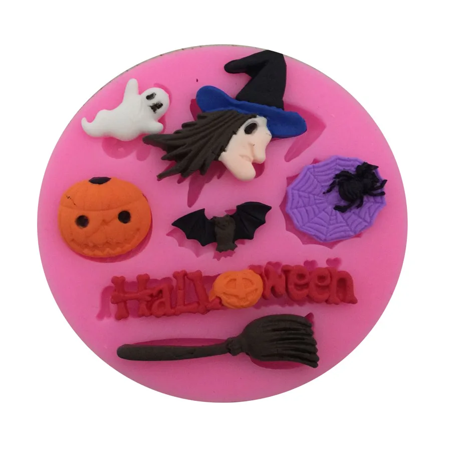 1PCS Food Grade Silicone Halloween Shape For Silicone Cake Molds