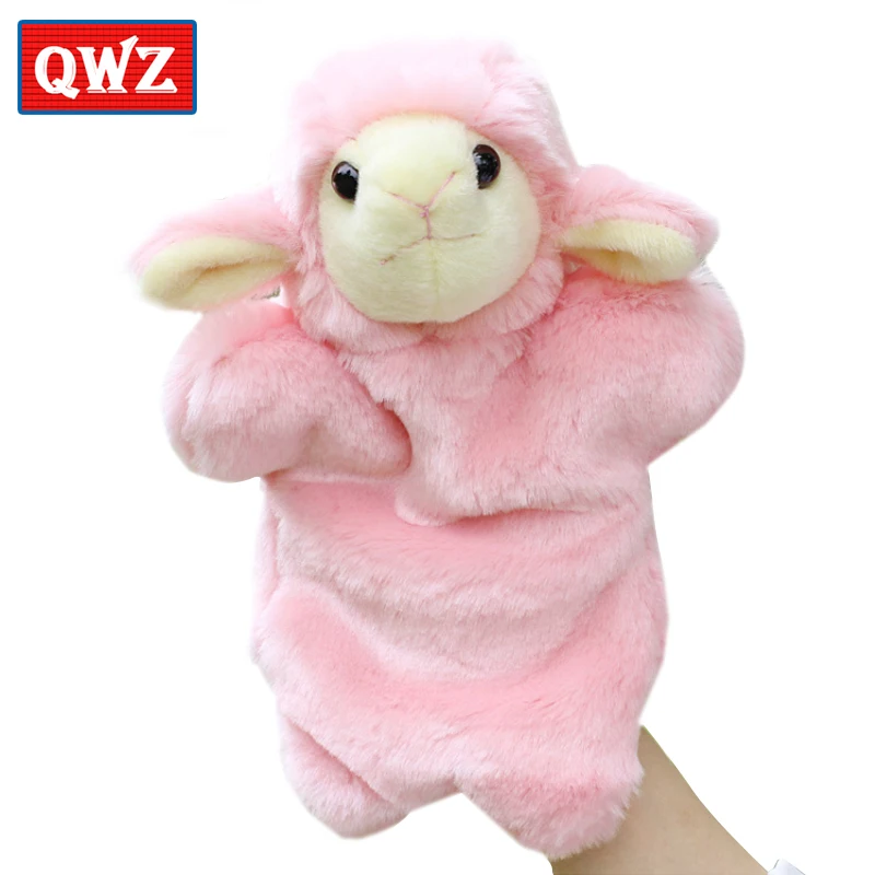 QWZ 28cm Sheep Plush Hand Puppet Puppet Theater White Sheep