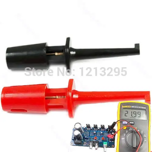 Одиночный зажим с крючком Mini для мультиметра оптом/в розницу C15|test probe|test probes for