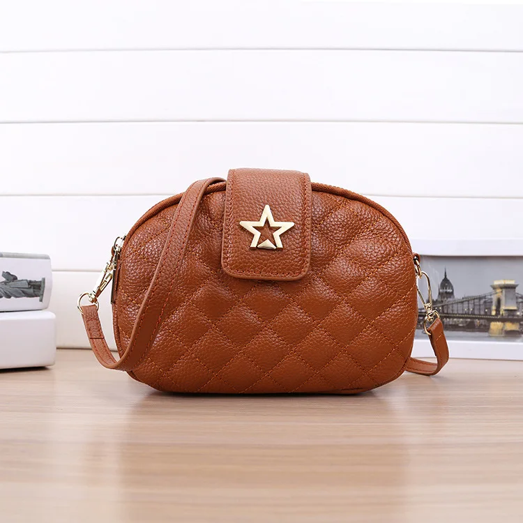 Women genuine leather messenger bag 18