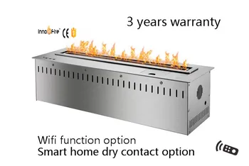 

24 inch intelligent wifi modern black and silver auto bio palenisko