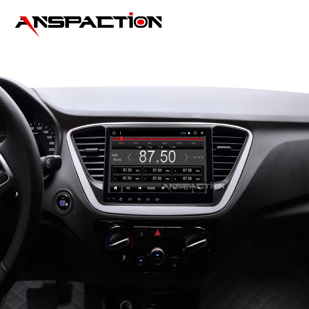 Android 9 0 Автомобиль Радио Мультимедийный видеоплеер навигации gps для hyundai solaris без