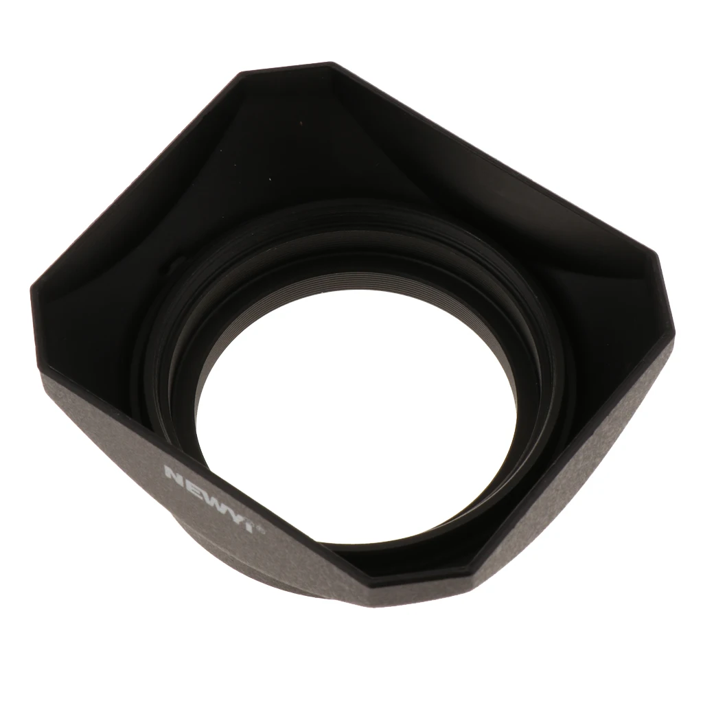 Universal DSLR Mirrorless Camera Square Lens Hood Cover 43mm Protector for Telephoto Lens Standard Lens and Wide Angle Lens