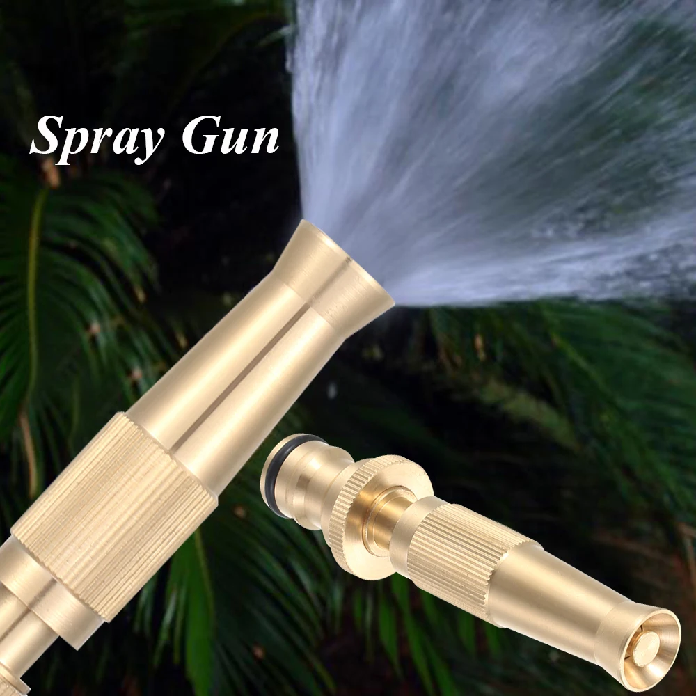 

Durable Adjustable Bronze Spray Gun Car Wash High Pressure Nozzle Sprinkler Lawn Garden Irrigation Watering System