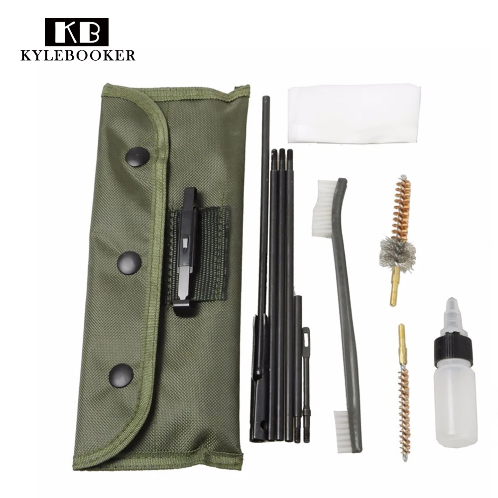 Gun Cleaning Kit .30cal .,7.62mm Hunting Rifle Cleaning Tool Kit Gun