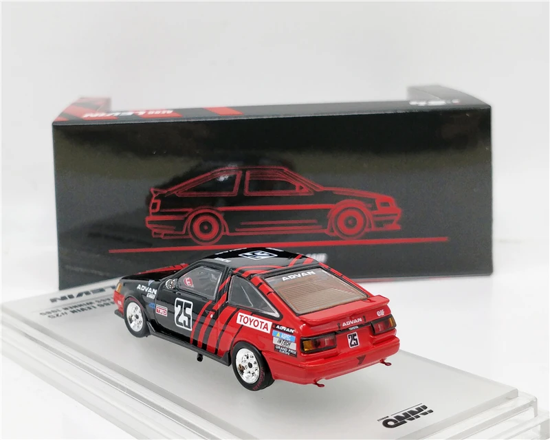 1: 64 INNO64 Toyota Corolla levin AE86 #25 пре JTC 1985 гоночный автомобиль литой модельный автомобиль