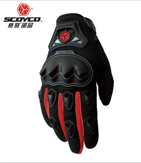 Летние SCOYCO MC29 Guantes мотоциклетные перчатки, Полные Пальцы moto cross байкерские перчатки защита
