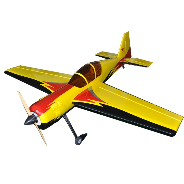 

Flight Model YAK-54 70.8" 26-30cc Gasoline Fixed Wing Wooden RC Airplane Model With Carbon Fiber Landing Gear