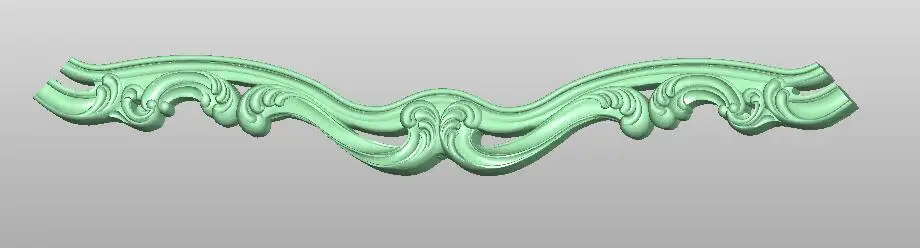 

3D model STL format file for cnc router engraving furniture sofa cabinet chair leg pattern Artcam 814