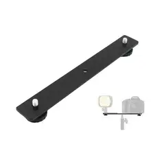 Быстрая Datyson Double Hotshoe Flash Shoe 1 Сплит на 2 осветительные стойки Кронштейн с держателем зонта для телескопа Speedlite