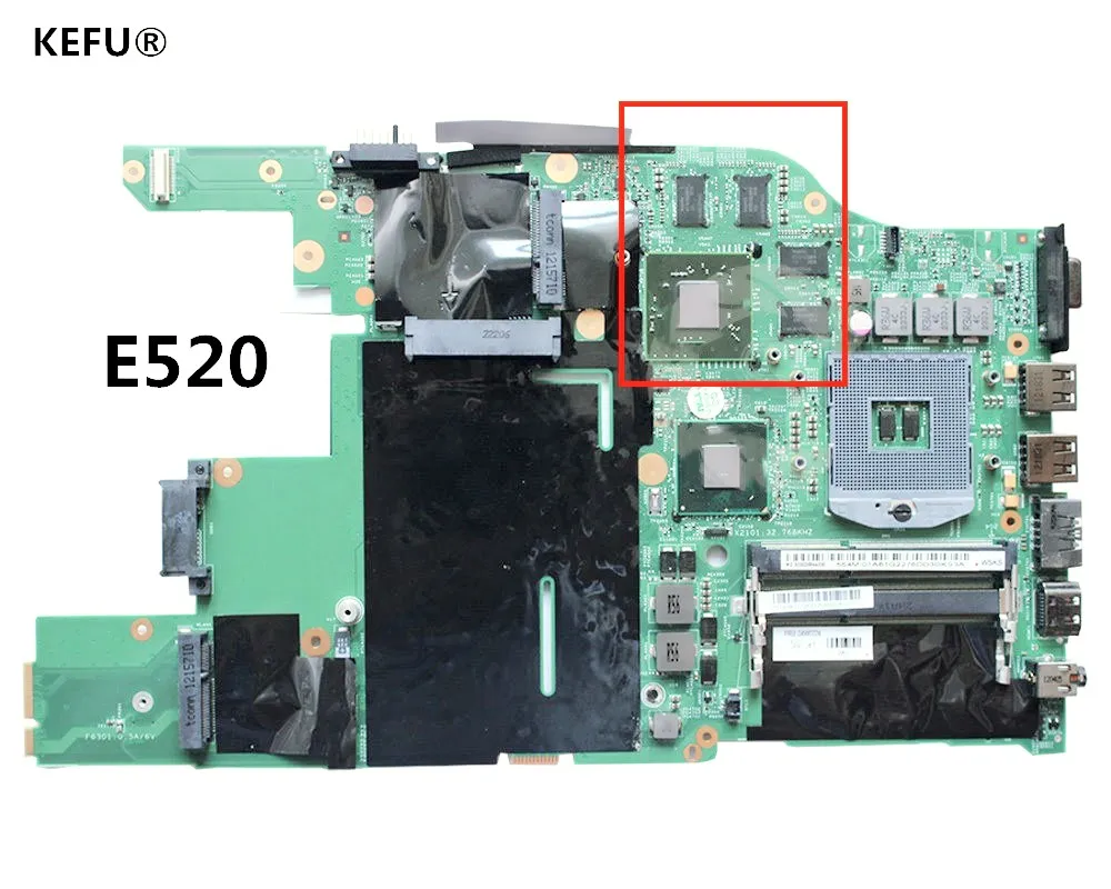 KEFU For lenovo laptop motherboard E520 Main board 48.4MI04.021 DDR3 100% good working