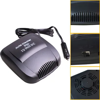 

2019 Car Heater With Hot Cold Switch Windshield Defroster Dual Use Large Area Wind Rapid Warm Electric Heater Fan