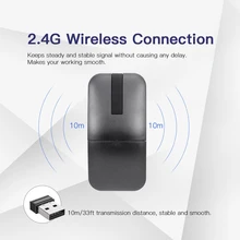 2,4G Беспроводная складная мышка с поворотом на 360 градусов, оптическая эргономичная ультратонкая сенсорная мышь Mause Arc для ПК и ноутбуков microsoft