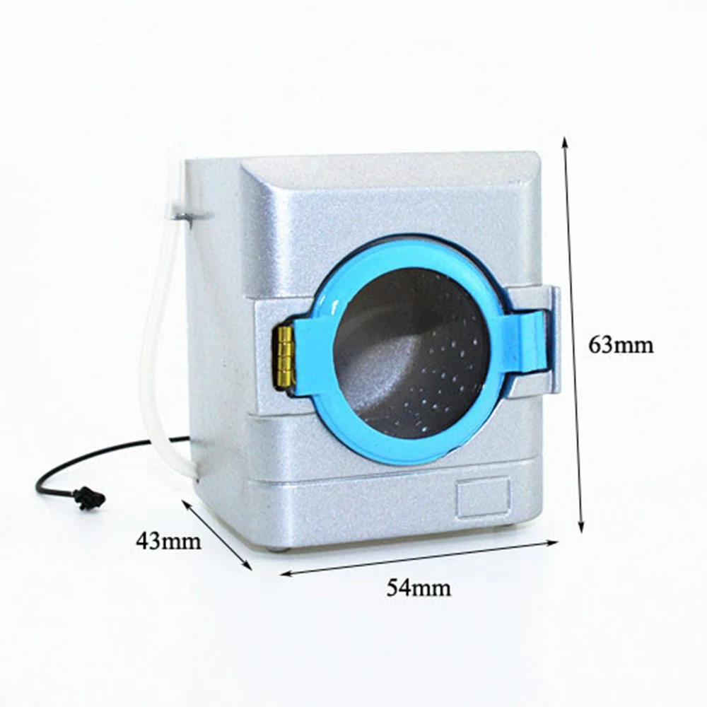 1/12 Dollhouse Miniature Accessories Mini Metal Drum Washing Machine Simulation Model Toys for Doll House Decoration | Игрушки и хобби