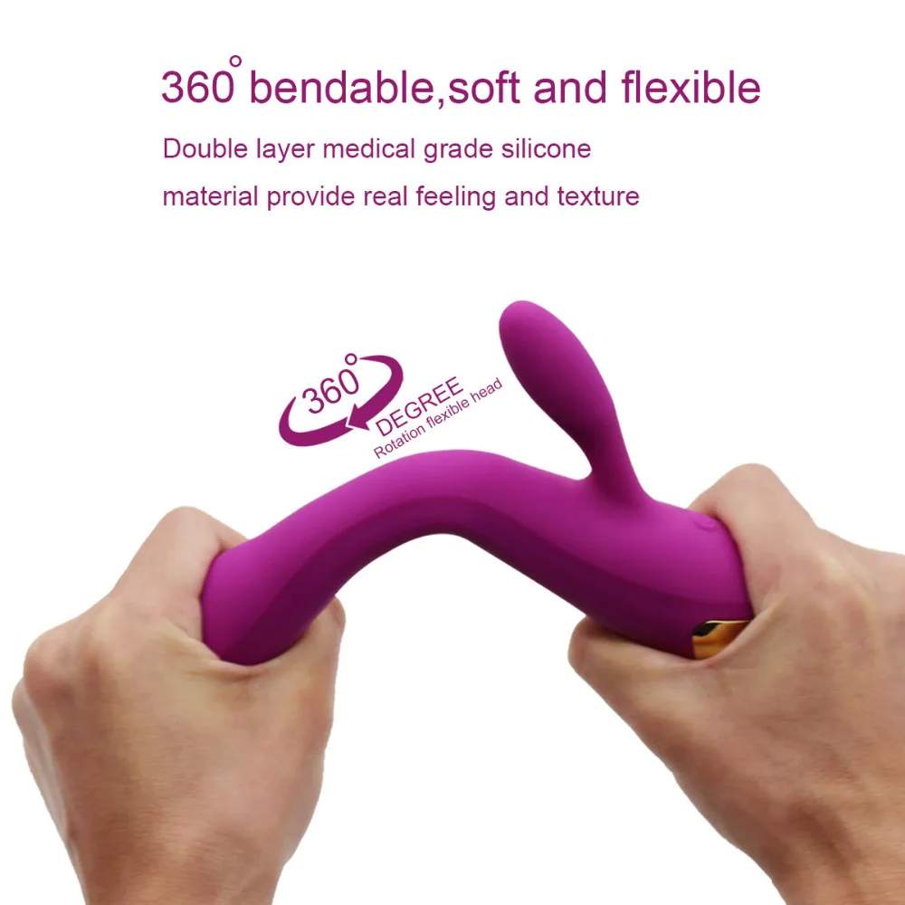 Беспроводной Кролик G spot Волшебная палочка массажер вибратор от Addme сильнейшая