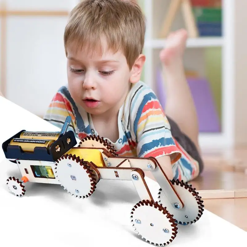 DIY Шестерня модель автомобиля комплект материалов Учебный Эксперимент небольшой подарок для детей Дети забавная игра
