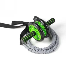 Серо-черный Фитнес для мышц пресса мышцы колеса вспомогательный Натяжной ремень комбинированный эластичный канат одно слово водоотталкивающий ремень