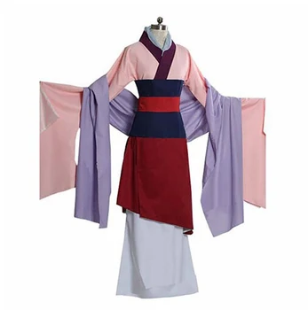 

Adult & Kid Girl Princess Mulan Dress Mulan Cosplay Costume Chinese Ancient Dress Halloween Carnival Uniforms Custom Made