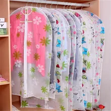 Костюмы Чехлы печатаный прозрачный пылезащитный чехол для одежды мешка для сбора пыли костюм сумка Костюмы крышка Крышка для защиты от пыли