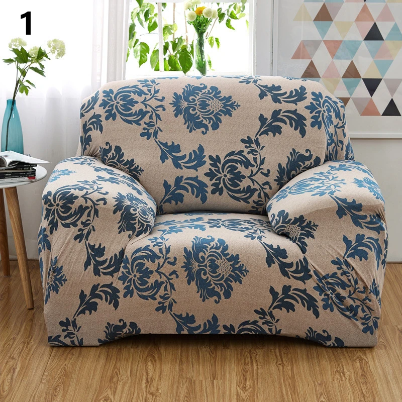 Супер эластичный Трикотажный Хлопковый чехол для дивана чехол все включено чехол для дивана разной формы дивана высокого качества сплошной цвет