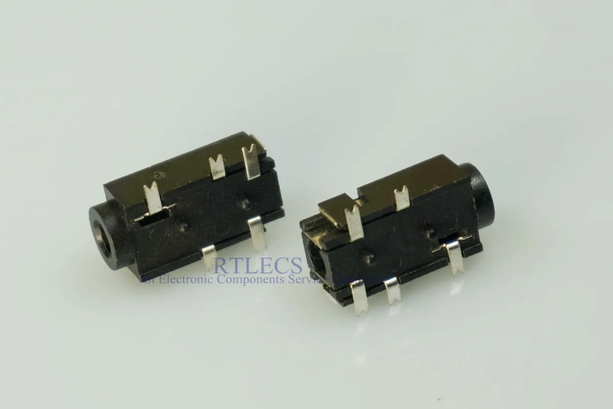 400pcs Metal 4 Pole Stereo 3 5mm Plug Audio connector headphone Audio Soldering