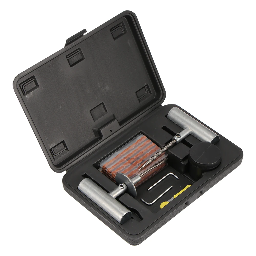 

car Tire Repair Kit Car Van Motorcycle Bike Tire Repair Tools Emergency Heavy Duty Tubeless Tire Puncture Repair Kit