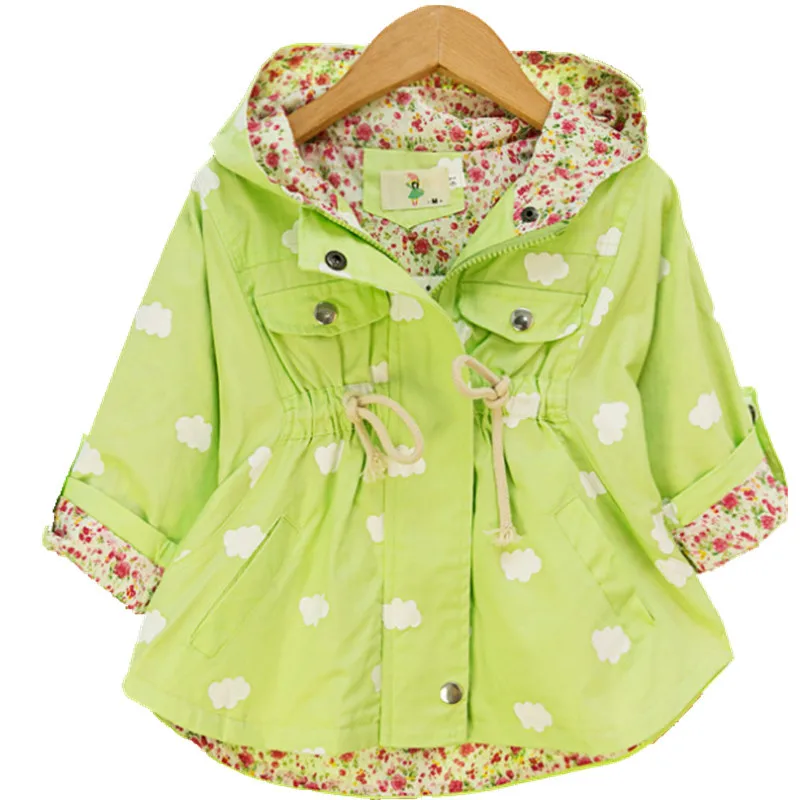 Fashion jackets for girls Cute casual girls hoodies kids Jacket 2-5 age children outwear Spring Autumn casacos infantil
