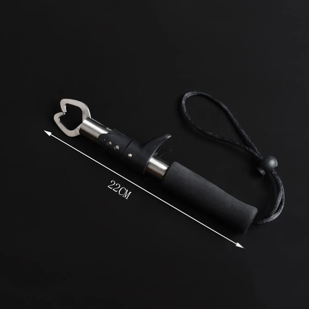 

Fish Clamp Control Stainless Steel Fishing Lip Grip Holder Grabber Pliers with Weight Scale Tool FK88