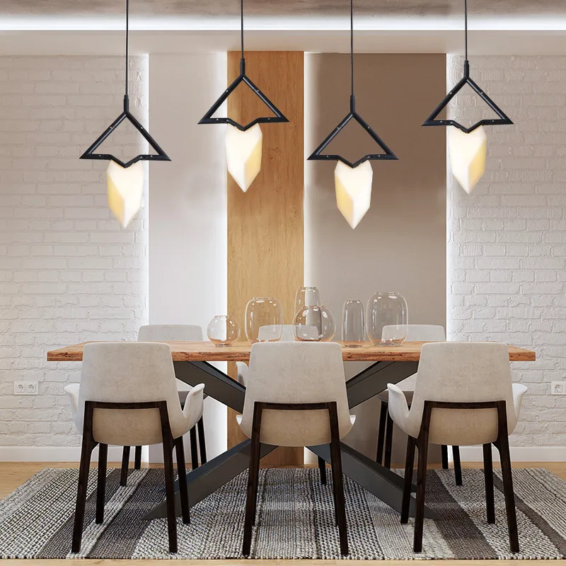 Nordic Lighting Designer Net Red Chandelier Modern Living Room Lamp Chandeliers Restaurant Clothing Store Peach Suspenaion Light